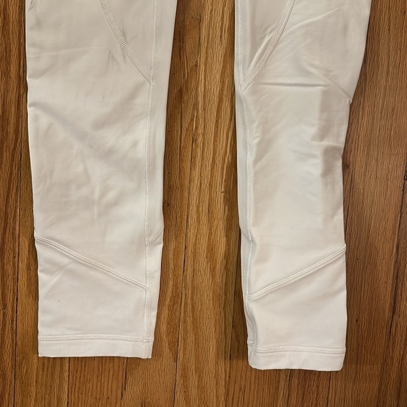 Lululemon sz 4 All The Right Places Crop II 23" White High-Waisted Leggings VGUC - Picture 7 of 12